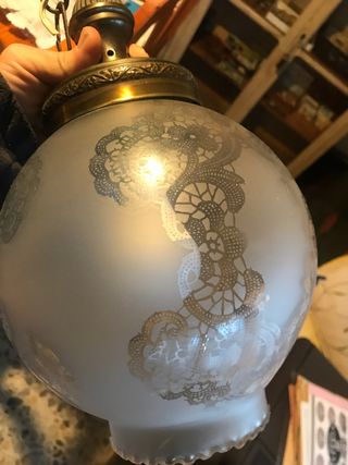 2 Lámparas Colgantes Antiguas