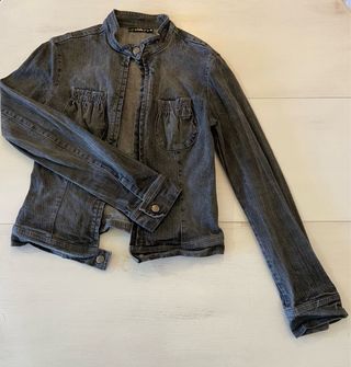 Cazadora tejana negra vintage 2000 - T-36 u+bahn