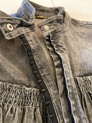 Cazadora tejana negra vintage 2000 - T-36 u+bahn