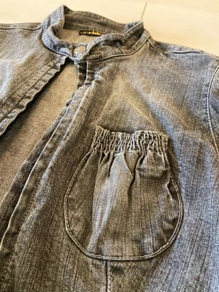 Cazadora tejana negra vintage 2000 - T-36 u+bahn