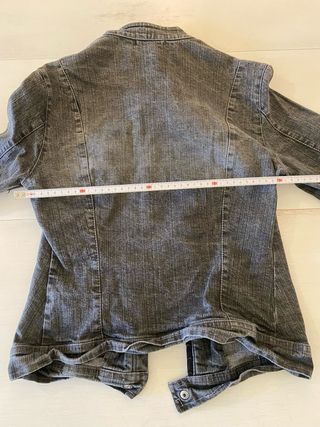 Cazadora tejana negra vintage 2000 - T-36 u+bahn