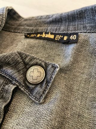 Cazadora tejana negra vintage 2000 - T-36 u+bahn