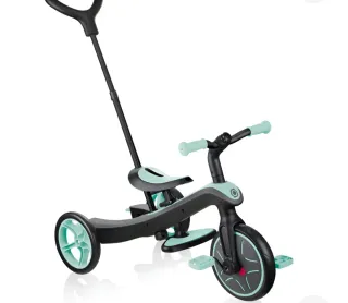 GLOBBER Triciclo Explorer 4 en 1, gris-verde.