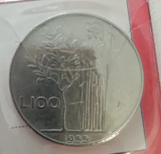 100 Lire Minerva Serie Completa 1955-1989