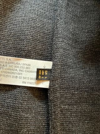 Chaqueta Massimo Dutti Gris Talla L