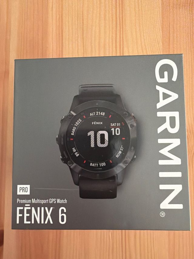 Garmin Fenix 6 Pro Negro, más extras de correas