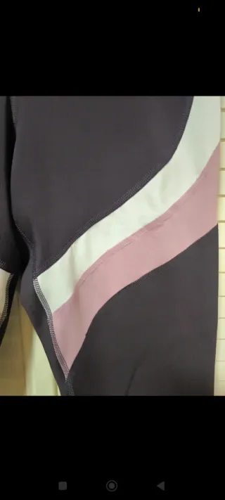 Mallas deportivas XL negro y rosa