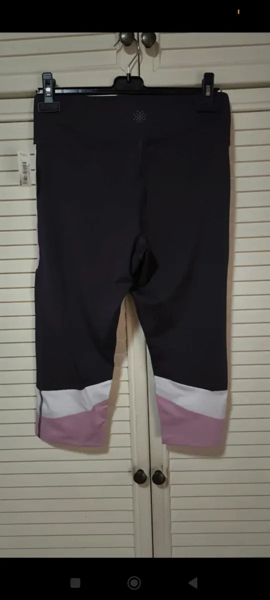 Mallas deportivas XL negro y rosa