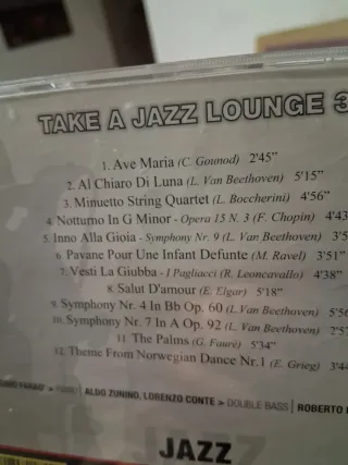 5 CD Musica: Classica, Jazz, Compilation