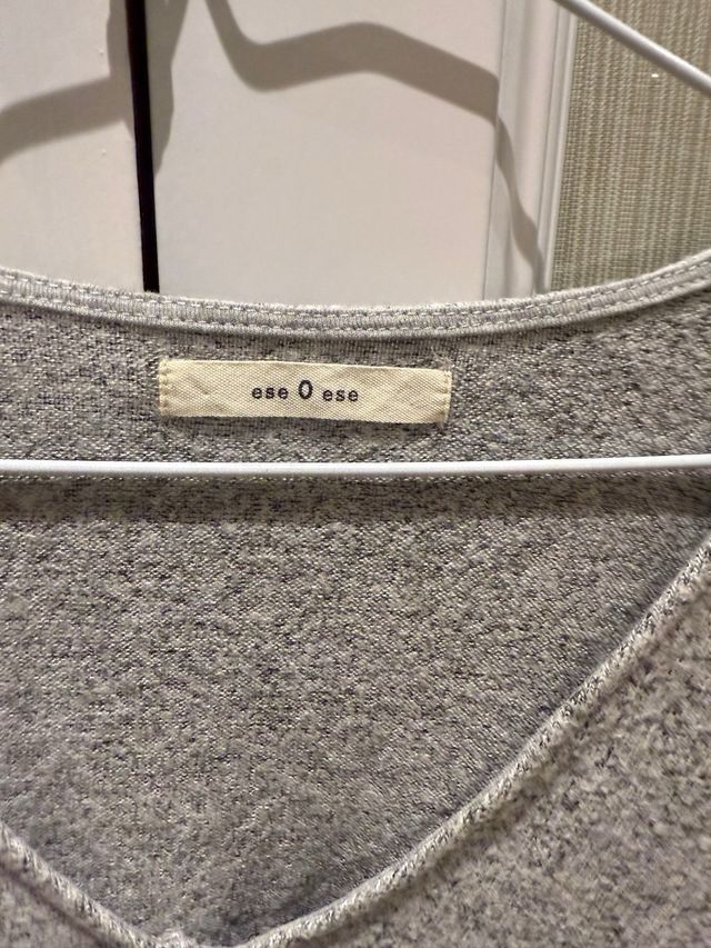 Jersey Ese O Ese pico gris talla XS