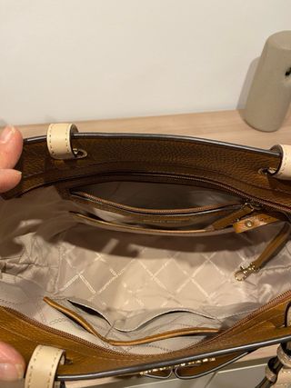 Bolso Michael Kors Marrón y Beige