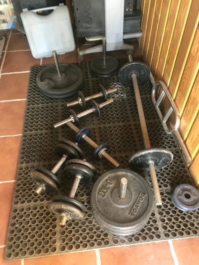 Equipo de gimnasio completo