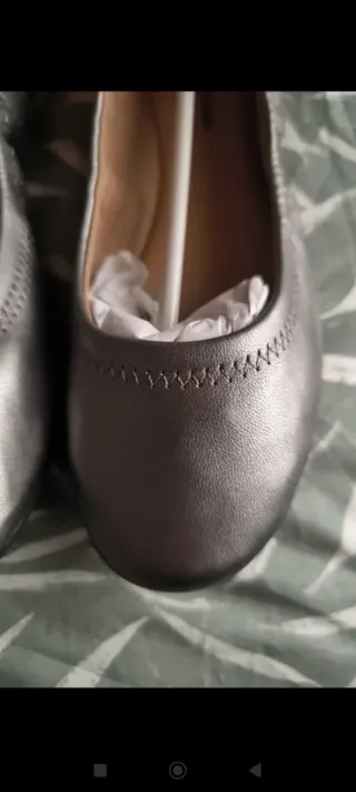 Bailarinas Plata Talla 36