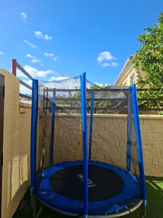 Cama elástica redonda