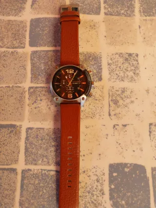 Reloj Diesel Marrón y Plateado