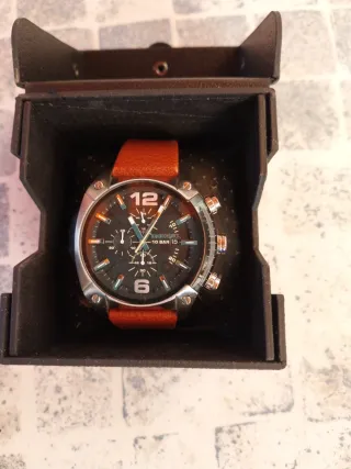 Reloj Diesel Marrón y Plateado