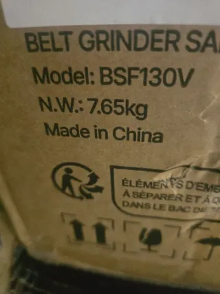 Lijadora de banda eléctrica alta velocidad