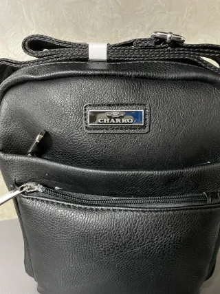 Borsello uomo Charro nero nuovo