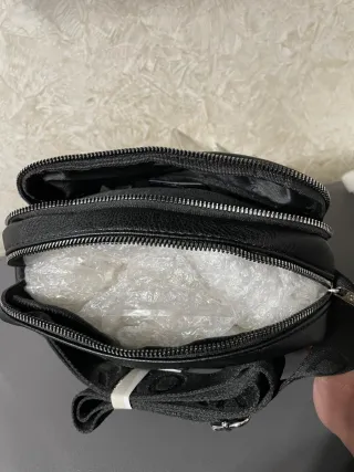 Borsello uomo Charro nero nuovo