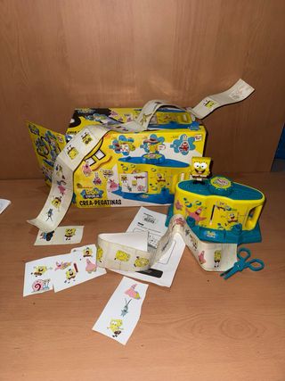 Máquina Crea Pegatinas Bob Esponja