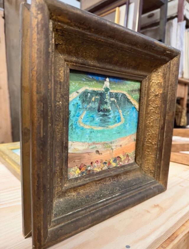 dos oleos sobre tela inicios XX