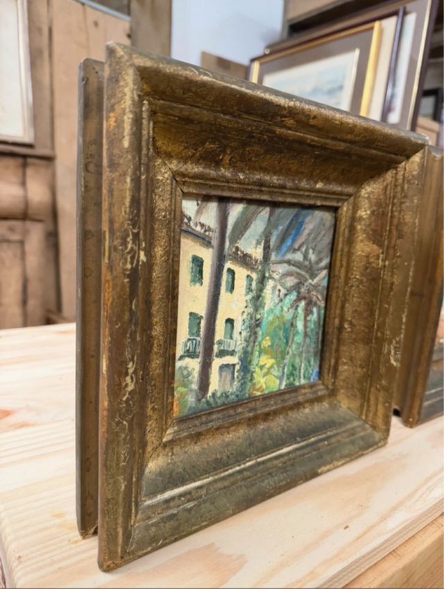 dos oleos sobre tela inicios XX