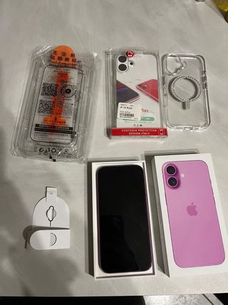 iPhone 16 128GB Rosa + 2 Cover + 2 Vetri