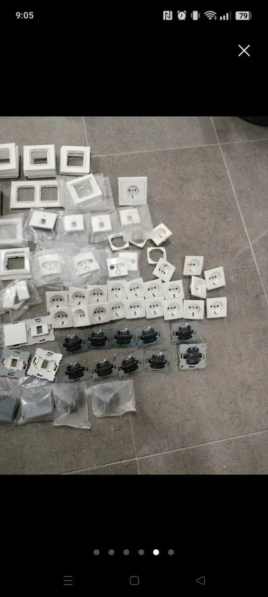 Lote material eléctrico Berker