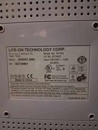 Pantalla Liteon Plata y Azul