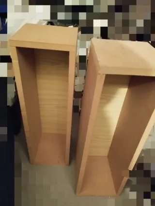 Cajas de aglomerado madera