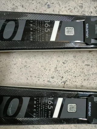 Esquís Salomon S/MAX 08 165 + fijación