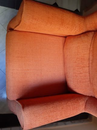 2 Sillones Orejeros Naranja