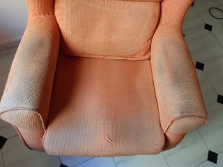 2 Sillones Orejeros Naranja