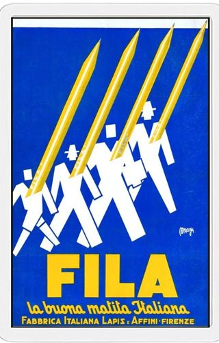 Lote 3 Portaminas Vintage Fila 2007AF Italia