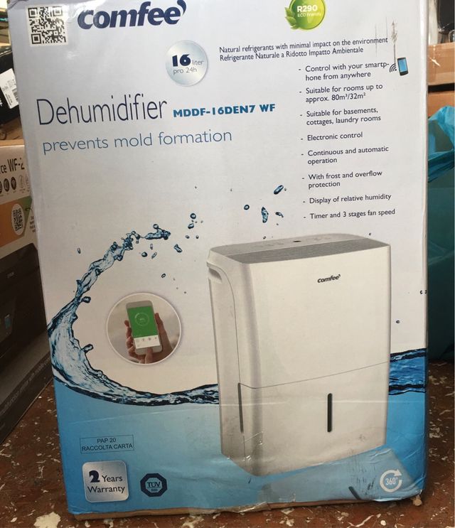 Comfee Deumidificatore MDDF-16DEN7 WF 16l/24h smar