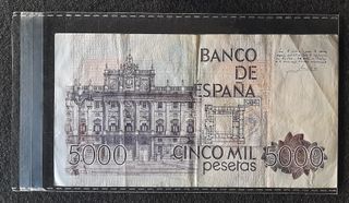 Billete 5000 Pesetas 1979 Banco de España