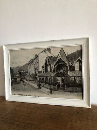 Cuadro antiguo Annecy La Rue Sommeillier