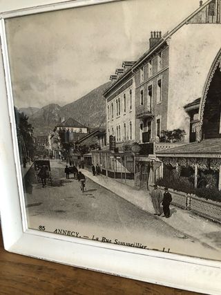 Cuadro antiguo Annecy La Rue Sommeillier