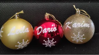 Bolas de Navidad Personalizadas