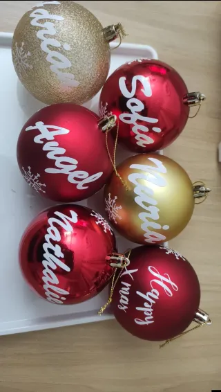 Bolas de Navidad Personalizadas