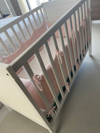 Cuna bebé + colchón Lémur Volana