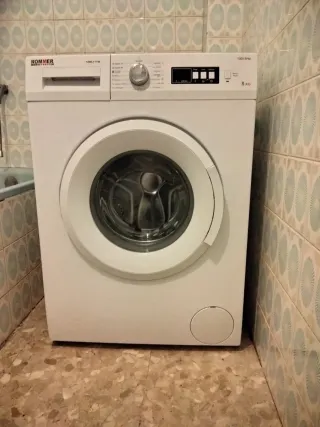 Lavadora ROMMER Family 8kg 1000rpm muy bien estado