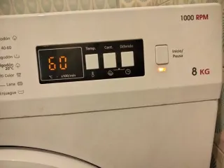 Lavadora ROMMER Family 8kg 1000rpm muy bien estado