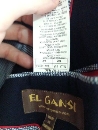 Americana El Ganso Talla L