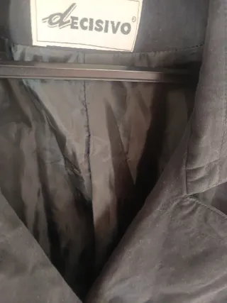 Chaqueta Gabardina Azul Marino T46 Vintage