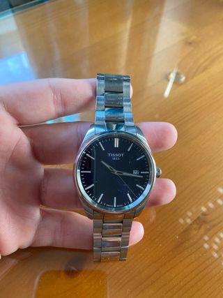 Reloj Tissot Caballero Plateado y Azul