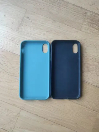 Confezione da 2 custodie in silicone per iPhone XR