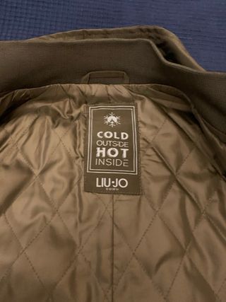 Giaccone 3/4 Liu Jo impermeabile verde oliva