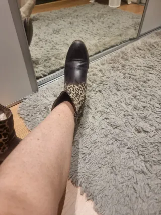 Botines cowboy Mustang animal print