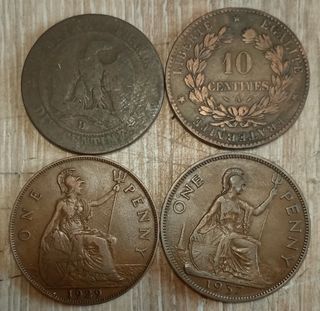 #1509 – Quattro monete in rame (14)